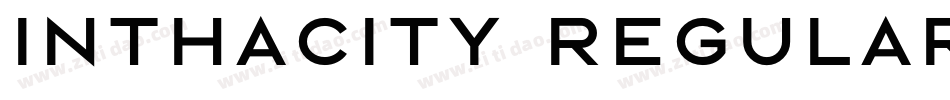 Inthacity Regular字体转换